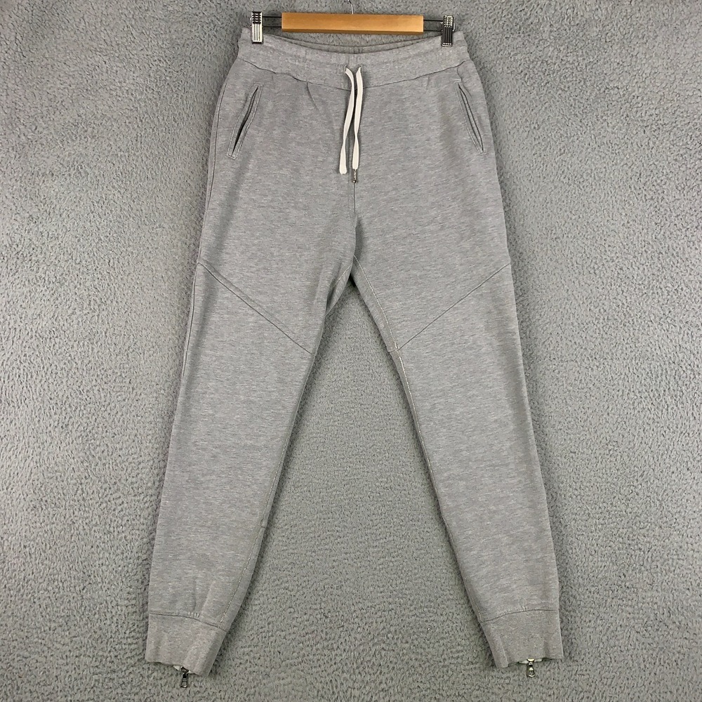 John Elliott Escobar Sweatpant Adult Size 2/M Gray Ankle‎ Zip Terry Slim Jogger